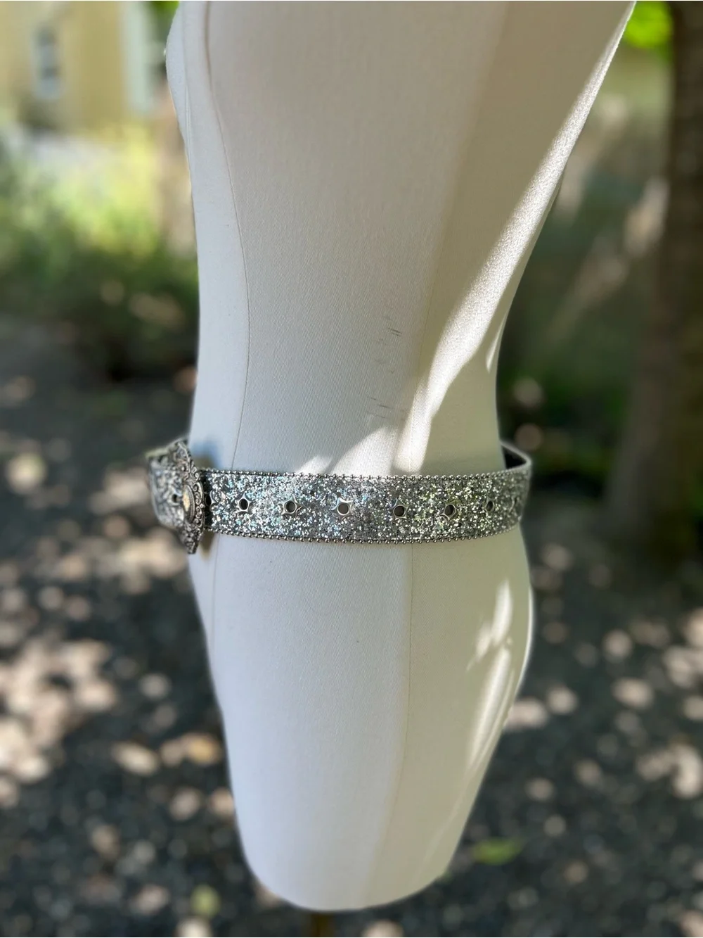 Sparkling Belt – Silver Belt Buckle